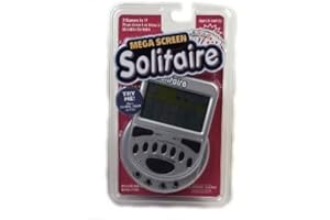 4KIDS Toy / Game Mega Screen Solitaire (4.2 X 0.8 X 6 Inches ; 12 Ounces) With Large Screen For Easy Viewing