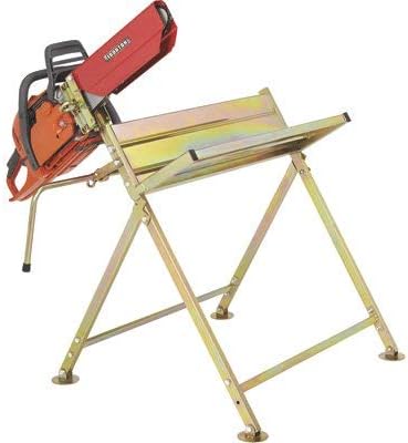 Amazon Com Ironton Sawhorse With Chainsaw Holder Holds Logs To