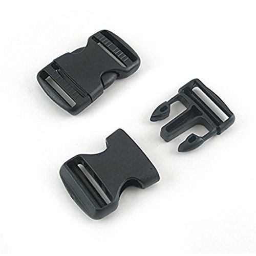 Plastic Side Quick Release Buckle Clip Cord Strap Backpack Bag