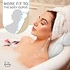 Essort Bath Pillow Spa Bathtub Pillow with 4 Suction Cups, Head, Neck, Back and Shoulder Support Bath Pillows for Hot…