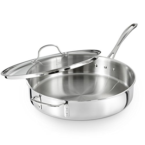 Calphalon TriPly Stainless Steel 5Quart Saute Pan with Cover Buy