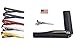 His Private Items Tie Bar Clip Set for Men -[6 Pc]- Pinch/Hold Skinny & Regular Ties - Gift Box (with Comb).