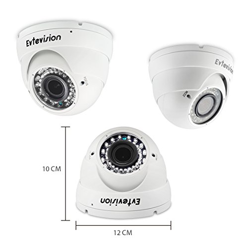 Evtevision-1080P-AHD-Camera-2MP-Security-IR-Dome-Camera-TVICVIAnalog-Switchable-HD-28-12mm-Varifocal-Lens-36pcs-IR-Leds-100Ft-Nightvision-Vandal-proof-IndoorOutdoor-DayNight-Surveillance-Camera