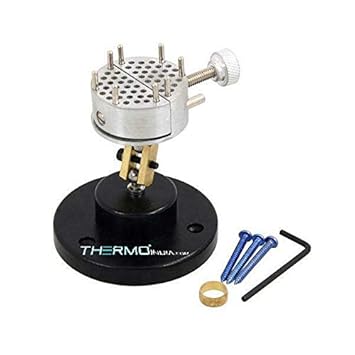 Thermo Universal Work Holder Peg Clamp on Base Jewelers Engravers Revolving Bench Tool