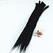 AOSOME 20pcs/pack Crochet Dreadlock Extensions Synthetic Braids Hair Extension 20inch,Blackthumb 2