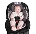Alphabetz Alphabetz Reversable Head and Body Support and Strap Cover Set For Car Seats and Strollers, white, gray