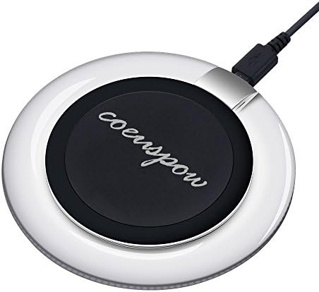 Wireless Charger ,Meskey Crystal Qi Wireless Charging Pad for Samsung Galaxy S7 / S6 / Edge / Plus, Note 5, Nexus, Nokia Lumia 950 XL/920, LG Optimus Vu2, HTC 8X / Droid DNA and all Qi Devices-Black
