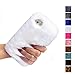 iPhone 6/6s 4.7 Inch Rabbit Fur Hair Case-Aurora® White iPhone 6 Handmade Soft Warm Rabbit Hair Case with Butterfly Crystal Rhinestone for iPhone 6s