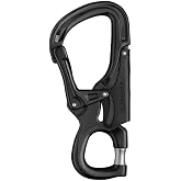 Petzl EASHOOK Open Connector with Gated Connection Point for Lanyards