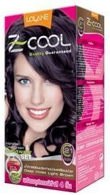 Lolane Z-Cool color Cream Brighty Blonde Hair color Deep Violet Light Brown C21