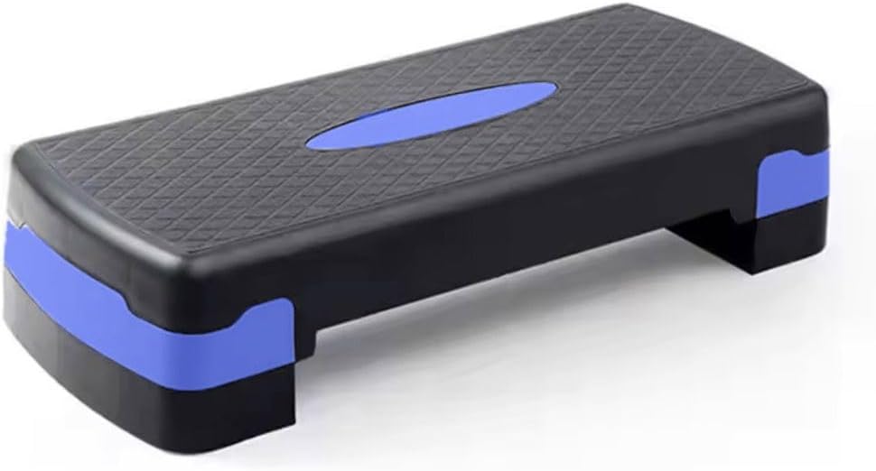 Karan King Fitness Stepper Home Gym 2 Level Heights 10 15 cm Blue
