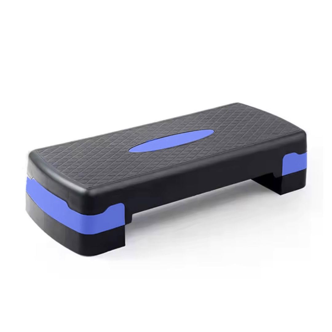 KARAN KING Fitness Stepper for Home & Gym, Cardio, Weights, Yoga, Workout – Adjustable 2 Step Level Heights (10,15 cm) – Perfect Equipment Accessory Set for Fitness Routines