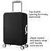 HoJax Waterproof Luggage Protector, Suitcase Covers Fits 23-25 Inch Luggage Black