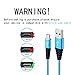 Bynccea Micro USB Cable Fast Charge,Nylon Braided Android USB Cable 6FT 5-Pack Phone Charging Cord Compatible with Samsung Galaxy S6 S7 Edge J3 J7,LG,HTC,Motorola,Sony,Xbox One,PS4