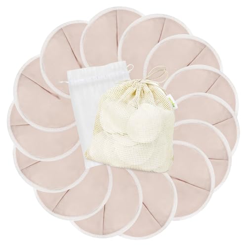 Wegreeco Washable Contoured Nursing Pads
