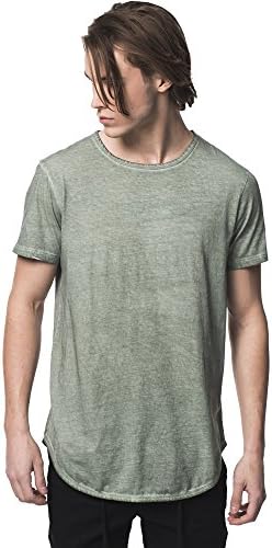 Kuwalla Tee Dye Double Scoop T Shirt Fern Green