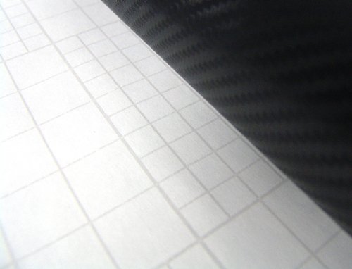 TC 3D Carbon Fiber Vinyl Bubble-Free Film Wrap - BLACK 30" x 59"