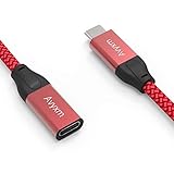 Avyxm USB Type C Extension Cable USB 3.1 Type C Male to Female Extension Type C Extender Cord Compatible with MacBook Pro, Pixel 3 2 XL, S10 S9 S8 Plus Note 8