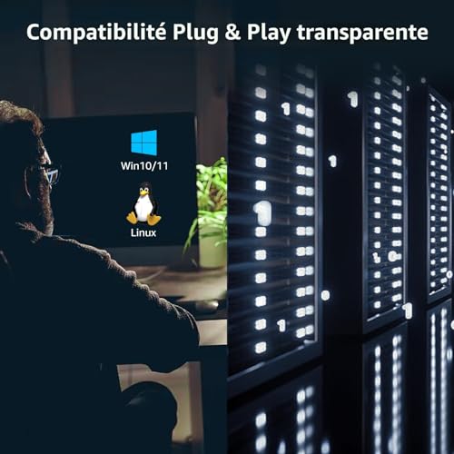 PCIe 10G Network Card, YuanLey 10G Base-T Ethernet Card with Marvell AQC113 Controller, PCIe to 10Gb RJ45 Ethernet NIC, Compatible with PCI Express X1, X4, X8, X16