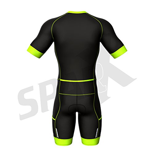 image for Sparx Sports Sparx Triathlon Race Suit | Short Sleeve Aero Tri Suit | 