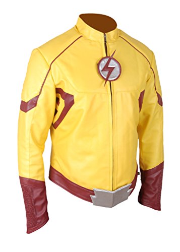 F&H Boy's Kid Flash Wally West Keiynan Lonsdale Flash Season 3 Jacket