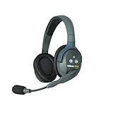 Eartec UltraLITE Double Master Headset with Microphone and Rechargeable Lithium Battery, Classic Version