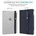 MoKo Pencil Case Holder for Apple Pencil, Premium PU Leather Elastic Pencil Pocket Sleeve Detachable Pouch Cover for Apple Pencil, Compatible with iPad Pro 12.9 Inch 2015 & 2017 Cases, INDIGO