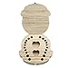Warmoor Baby Tooth Box, Milk Teeth Wood Case Storage Keepsake Organizer Deciduous Souvenir (boy)