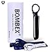 Sexy Slave Bullet Vibrator - Nipple Clit Stimulator with 19 Powerful Speeds for a Quickie Orgasm, Rechargeable & Cordless G-spot Vibrator, Adult Toys for Women and Men,Black