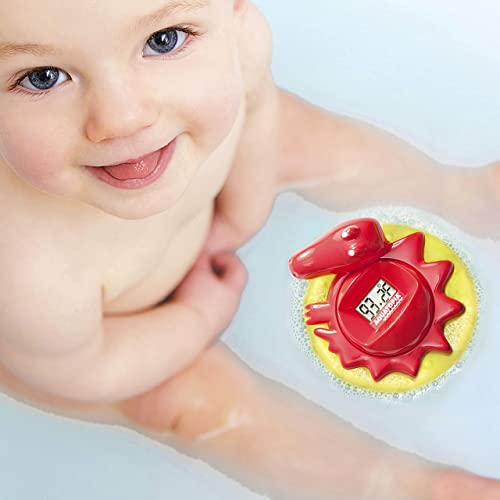 Aquatopia Baby Bath Thermometer Floating Toy with Digital Audible Alarm