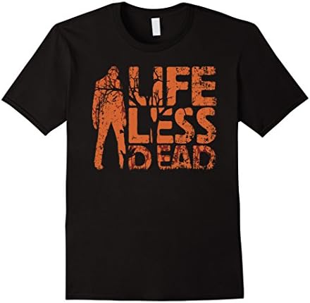 Men's Kryptic Society: Vintage Life Less Dead Zombie T-Shirt Small Black