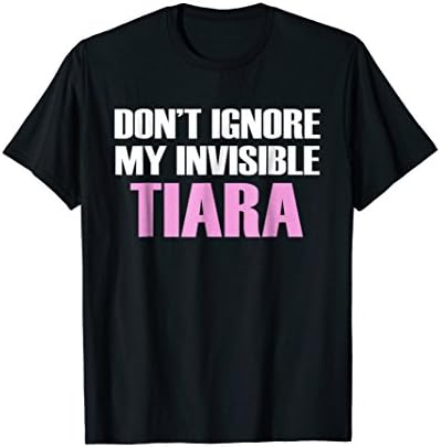 Mens Tiara Princess Shirt | King and Queen Shirts Large Black