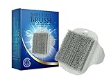 SHOWER FOOT SCRUBBER BATH BRUSH + FEET MASSAGE CLEAN SCRUB WASH EXFOLIATING WITH FLOOR SUCTION + STIMULATE REJUVENATE REFLEXOLOGY SILK WHITE GRAY BY GoJT