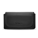 ZTE Axon M (AT&T) Pouch, Horizontal Leather Belt Clip Pouch Case Cover Holster Magnetic closure (6.2