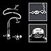 EleQueen 925 Sterling Silver 0.7 Carat Solitaire CZ Dot Pendants Necklace Stud Earrings Jewelry Sets, Valentine's Day/Mother's Day/Christmas Gift for Wife/Mom