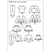 Simplicity 1332 Girl's Skirt, Knit Leggings, and Cardigan Sewing Pattern by Karen Z, Sizes 3-8