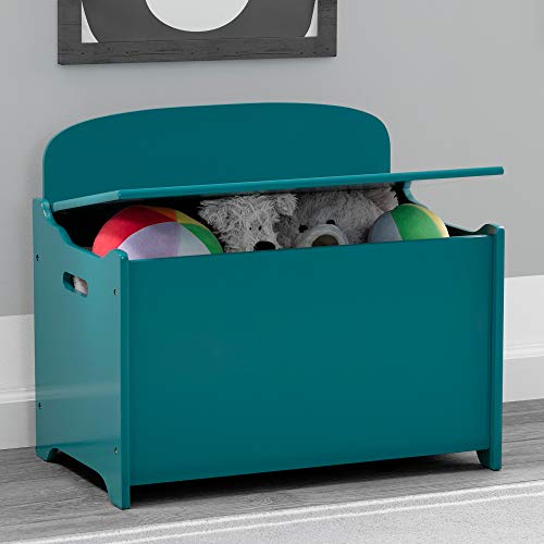 Delta Children MySize Deluxe Toy Box, Teal Pricepulse