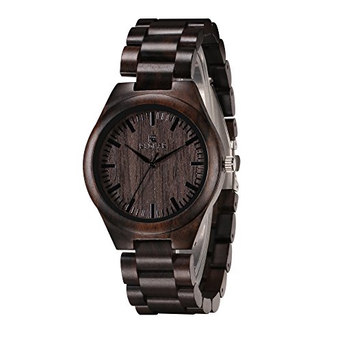 mens wooden watch engraved