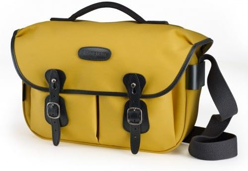 Billingham Hadley Pro Canvas Bag Sulphur Yellow/Black Leather Trim