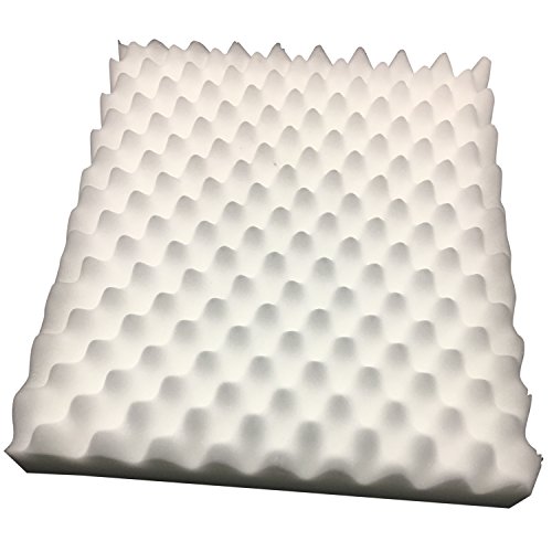 PCP Wheelchair Cushion Convoluted Foam Egg Crate, White Pricepulse