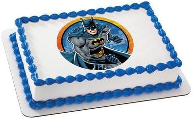 Amazon Com Batman Superhero Edible Cake Topper Or Cupcake Topper