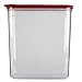 Rubbermaid 21-Cup Modular Dry Food Storage Zylar Container,Clear