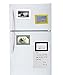 Magnetic Photo Picture Frames and Refrigerator Magnets, Pocket Frame, Holds 4 x 6 Inches Photos, 4 Pack (Classical Color)