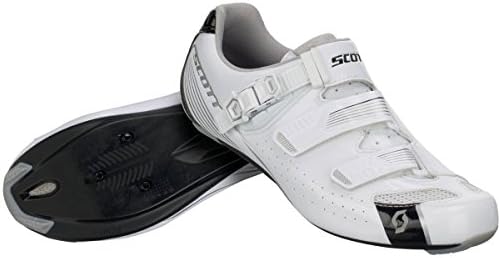 Scott 2017 Mens Road Pro Bike Shoes - 251816 (Gloss White/Gloss Black - 43)