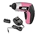 SKIL 2354-06 iXO Power Screwdriver with 5-piece Bit Set, Pink