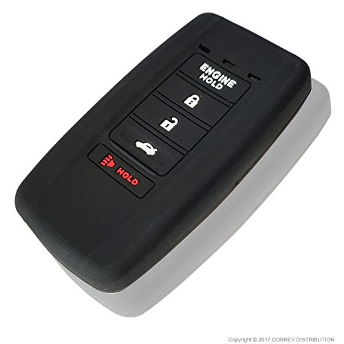 Massimiliano Incas Dobrev 5 Buttons Silicone Smart Key Case Rubber Cover Skin Fob Holder for Acura MDX RDX RLX ILX TLX Smart Key