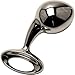 PURE Njoy Metal Butt Plug Large 4 Inch Polished Steel