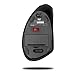 Adesso iMouse E10 - Vertical Ergonomic Optical 6-Button 2.4 GHz RF Wireless Mouse - Right Hand Orientation, Black