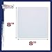 U.S. Art Supply 8 x 8 inch Stretched Canvas for Painting, 12oz Triple Primed, 6-Pack - Professional Artist Quality White Blank 3/4