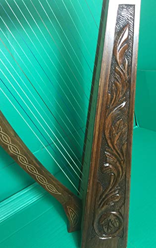 Celtic Harp 22 Strings with Brass Levers with Free Padded Bag and Strings